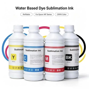 Water Based <b>Refillable</b> Dye Sublimation <b>Ink</b> for Epson WF3620 WF3640 WF3720 WF7110 WF7220 WF7510 WF7710 WF7720 WF7820 <b>Printer</b> - Product Image 1