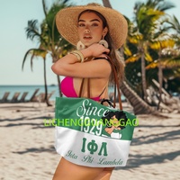 Sac fourre-tout personnalisé Iota Phi Lambda Sorority, réutilisable, design de créateur, sac de shopping pour sororité, sac de week-end