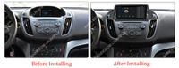 Reproductor de Audio para Auto MEKEDE 8+256G Android 15 con Pantalla Dividida para Ford Kuga 2012-2019, Navegación GPS, BT, FM, AM, Ventilador de Refrigeración