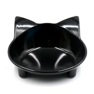 비 미끄러짐 개 접시 애완 동물 먹이 그릇 얕은 고양이 물 그릇 고양이 먹이 넓은 그릇