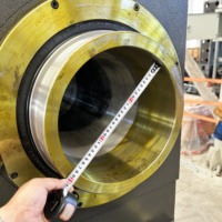 Tour à fileter CNC QK1330 pour tuyaux, robuste, avec grand trou d'axe, pour filetage de raccords de conduites d'huile, équipement spécial