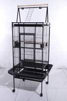 Nouvelle Arrivée Petite Cage à Oiseaux Pliable en Acier Inoxydable à Motif Simple, Cage d'Élevage d'Oiseaux d'Extérieur pour Perroquets, Boîte Aviary pour Animaux de Compagnie à Cadre Métallique 25