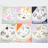 Charmes de chaussures en PVC personnalisés à la mode pour enfants décorations en caoutchouc Animal mignon dessin animé petit thème Jungle Safari Zoo