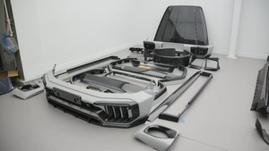 Kit Completo de Carrocería de Fibra de Carbono Seca para W465 W464 G Wagon Estilo TOP II, Actualización de Carrocería Estilo OEM - Product Image 6