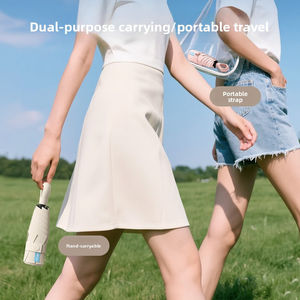 Женский мини-зонт в классическом стиле с защитой от УФ-излучения - Product Image 3