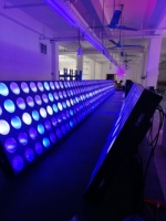 Projecteur LED Matrix 25x9W RGB 3-en-1 avec contrôle DMX512 par pixel pour DJ, discothèque, scène, mariage, club, fête - 5x5 LED Blinder