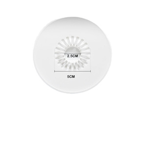 ฝาครอบท่อระบายน้ำซิลิโคนเส้นผ่านศูนย์กลาง 5 ซม. ป้องกันกลิ่น ป้องกันการไหลย้อนกลับ ตัวกรองท่อระบายน้ำในห้องน้ำ แบบอัดแรงดัน Rx027 - Product Image 1