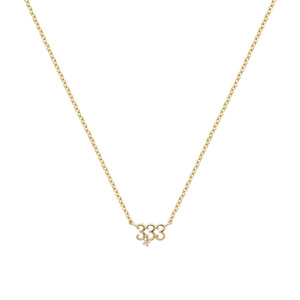 <span class=keywords><strong>Collana</strong></span> in argento sterling 925 all'ingrosso numero angelo 111 333 444 777 ciondolo zircone collane placcate oro uomo donna - Product Image 3