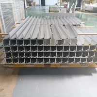 Poutres en aluminium, profil d'extrusion personnalisé avec usinage CNC de précision, services de pliage, découpe et soudage pour usage industriel
