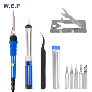 WEP-947-II <span class=keywords><strong>60W</strong></span> Station de Soudage <span class=keywords><strong>à</strong></span> Température Réglable Kit Outils de Réparation pour Circuit Imprimé <span class=keywords><strong>Fer</strong></span> <span class=keywords><strong>à</strong></span> <span class=keywords><strong>Souder</strong></span> Électrique - Product Image 6