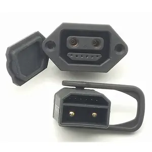 Electric bicycle charging port, high-power plug charging socket 2+6 core electric vehicle female connector