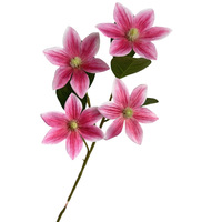 Tiges de fleurs artificielles de magnolia à 4 têtes, fausses fleurs pour la décoration florale, pour les mariages, les événements, la photographie en extérieur, la décoration intérieure