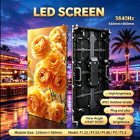KA P4.8 Outdoor LED-Wanddisplay 500x1000mm Festverbindbare Miet-LED-Kabinette IP65 Wasserdichtes LED-Videowand-Panel