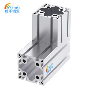 Bạc Anodized 4545 Modular Nhôm Lắp Ráp Hệ Thống Nhà Sản Xuất Từ Trung Quốc Alu 45Mm Nhôm Cửa Nhôm Hồ Sơ 45x45 - Product Image 3