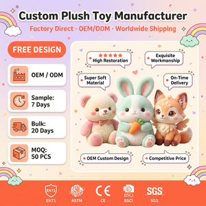 Vente en gros de jouets en peluche amusants de 20-35 cm, animaux en peluche, jouets de dessin animé, jouets en peluche super doux, peluches longues, anti-stress - Product Image 6