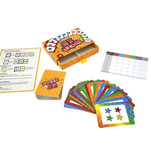 <span class=keywords><strong>Jeu</strong></span> <span class=keywords><strong>de</strong></span> cartes pliable personnalisé avec logo d'usine chinoise pour enfants, en papier, <span class=keywords><strong>jeu</strong></span> <span class=keywords><strong>de</strong></span> société familial, vitesse 15 - Product Image 1