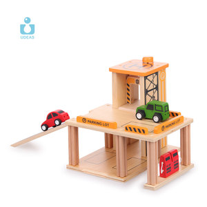 Jeu de puzzle 3D Parking avec ascenseur et station-service, <span class=keywords><strong>garage</strong></span> en <span class=keywords><strong>bois</strong></span> pour voitures, <span class=keywords><strong>jouet</strong></span> pour enfants - Product Image 1