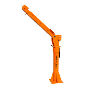 Mini-grue de levage hydraulique montée sur châssis de 1 tonne avec treuil manuel - Product Image 2