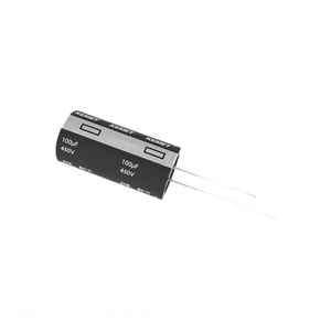 Condensateur à traversée de circuit (THC) en aluminium, 15 µF, 85°C, référence ESK159M016AQ4AA, de la marque Manufacturer Channel - Product Image 1