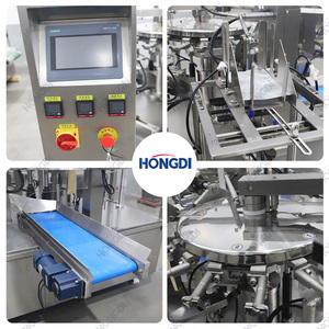 Automatic 8 Station Rotary Plastic Wrapping Filling <b>Machine</b> for Granule Premade Pouch Doypack for Nuts Snacks <b>Candy</b> Seeds - Product Image 5