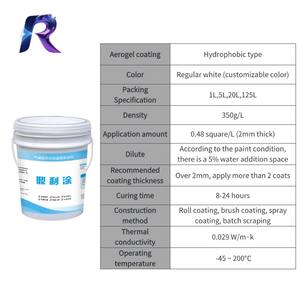 Rivestimento <span class=keywords><strong>Termoisolante</strong></span> in Aerogel di Alta Qualità, <span class=keywords><strong>Vernice</strong></span> Acrilica Impermeabilizzante ed Ecologica per Tetti e Pareti - Product Image 5