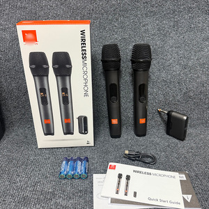 <strong>Wireless</strong> <strong>Microphone</strong> UHF Dual Channel <strong>Wireless</strong> <strong>Microphone</strong> <strong>System</strong> One Receiver Two Handheld Mics for PartyBox Karaoke Stage - Product Image 1