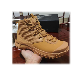 DF32 Coyote Brown 4 Seasons Customized Black Long <b>Boots</b> Middle Cut Sneakers <b>Hiking</b> Shoes Light Weight Comfortable Made in China - Product Image 1