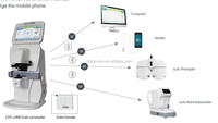 K New L-900 Digital Lensometer Auto Print Optical Auto Lensmeter with Blue Light for Test UV Optics Instruments