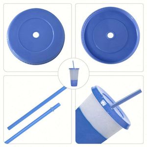 Gobelets en plastique réutilisables de 24 oz avec couvercle mousqueton, personnalisables avec logo et couleur, pour boissons froides, vente en gros, pour fêtes - Product Image 3