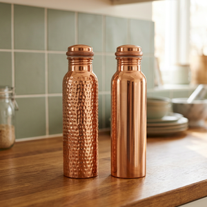 Manufacturer Customizable Copper Sport Foldable Water Bottles Drinkware Eco-Friendly Food Safe Health Hygienic Anti-Premium - Product Image 1