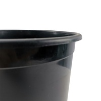 Pots de culture en plastique noir 1/2/3/5/7/8/10/15/20/25 gallons d'approvisionnement d'usine pour le jardinage