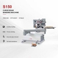 Machine à chantourner les bords électriques avec commande par pédale et affichage numérique pour la fabrication de meubles en placage de bois et en bois massif