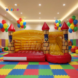 Winsun แทรมโพลีนขนาดเล็กพร้อมสไลเดอร์เป่าลมคอมโบเป่าลม - Product Image 1