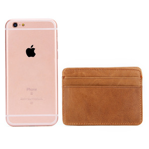 OVELLDAR Tarjetero de Cuero Genuino para Hombre, Cartera Delgada para Múltiples Tarjetas, Ultraligera, Resistente al Desgaste, para Uso Diario - Product Image 2