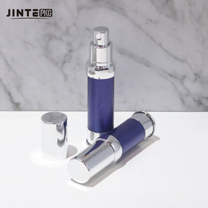 Flacons bleus à pompe sans air en aluminium de 30 ml, blancs avec bouchons argentés pour soins de la peau, sérum pour le <span class=keywords><strong>visage</strong></span> - Product Image 6