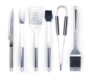 Juego de 6 Utensilios Portátiles de Acero Inoxidable para Barbacoa, Accesorios para Asar al Aire Libre, Utensilios para Parrilla - Product Image 2