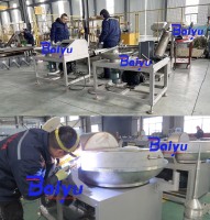 Machine à découper la viande industrielle Baiyu en acier inoxydable 304 pour la transformation du bœuf, du porc et du poulet