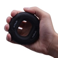 Sinodiving, ejercitador de mano de silicona de fuerza ajustable, herramienta de entrenamiento de fortalecimiento muscular, pinza exprimidora para entrenamiento Fitness