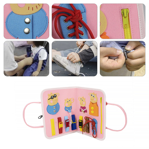 Juguetes Montessori Hagomyhome para Niños de 2-3 Años, Tableros de Actividades de Fieltro para Educación Temprana, Material de Poliéster, Tamaño Personalizado - Product Image 2