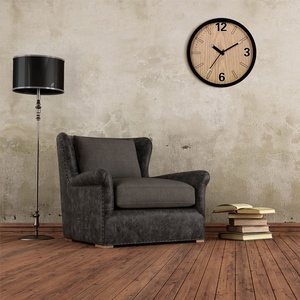 Orologio <span class=keywords><strong>da</strong></span> <span class=keywords><strong>parete</strong></span> in <span class=keywords><strong>metallo</strong></span> in alluminio con design moderno rotondo di creatività decorativa <span class=keywords><strong>da</strong></span> 12 pollici - Product Image 6