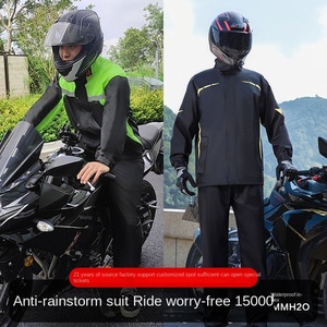 Ensemble imperméable et pantalon de <span class=keywords><strong>pluie</strong></span> pour homme en gros, pour la conduite à <span class=keywords><strong>moto</strong></span> en plein air, <span class=keywords><strong>protection</strong></span> du travail adulte, épaissi, réfléchissant sur tout le corps - Product Image 5