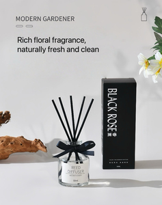 Custom Private Label Empty clear Round air Freshener Glass Essential Oil Reed <strong>Diffuser</strong> Bottle 50ml <strong>with</strong> <strong>Sticks</strong> for Home Decor - Product Image 4