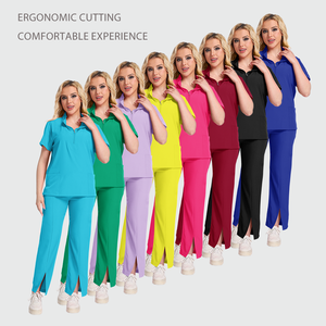 ชุดยูนิฟอร์มขัดพยาบาลสำหรับผู้ชายและผู้หญิงชุดยูนิฟอร์มแฟชั่นขนาดพลัสไซส์ออกแบบโลโก้ได้ตามต้องการ - Product Image 1