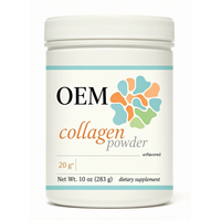 Collagène en poudre instantanée sans arôme, marque privée, 10 oz, pour adultes, antioxydant, beauté, peau, cheveux, ongles, soutien articulaire, complément alimentaire