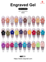 Lampe UV Gel Longue Durée Peinture 3D Vernis à Ongles 30 Couleurs DIY Gel Gravé pour la Beauté Fournisseur d'Ongles Premium
