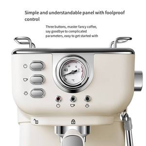 Cafetera Italiana Semiautomática para Oficina en Casa con Espumador de Leche de Alta Presión, Jarra de Acero Inoxidable - Product Image 4