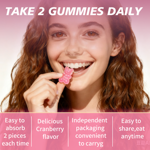 เยลลี่โปรไบโอติกสำหรับผู้หญิง OEM ช่วยดูแลสุขภาพลำไส้ โปรไบโอติกแบบซอฟต์กัมเพื่อสุขภาพที่ดีในทุกๆ วัน และสมดุลของผู้หญิง - Product Image 4