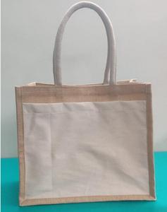 Bolsa de Mensajero de Yute Orgánico Premium, Personalizada con Diseño a Rayas, Estilo Lona, Asa de Transporte, Ecológica y Moderna - Product Image 6