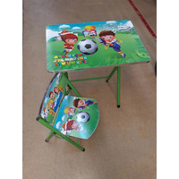 Meubles de chambre à coucher Table d'étude pliable pour enfants et ensemble de chaises