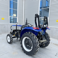 Tracteur agricole compact 30HP 50HP 60HP 4x4 avec tondeuse pour l'entretien des pelouses